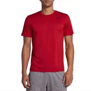 Nike Dri-Fit Red Short Sleeve Shirt Size Large